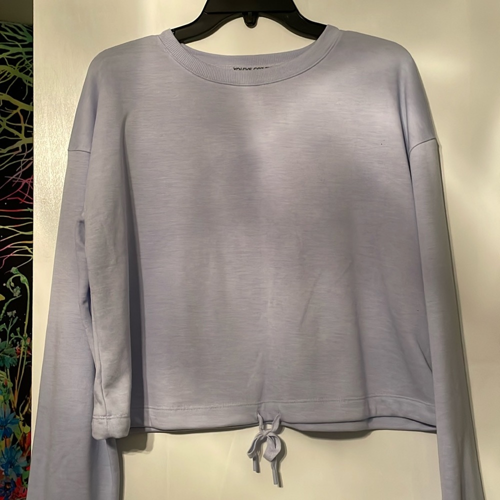 Women’s active long sleeve crop top